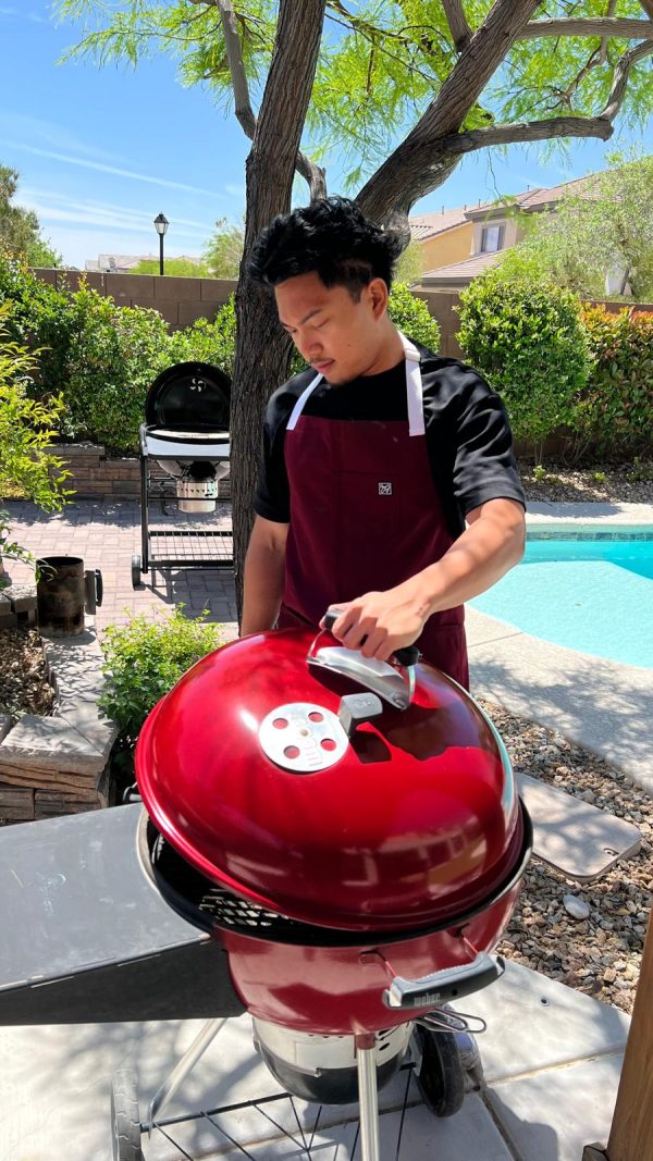 AB's Signature Series Apron - Burgundy - Image 2