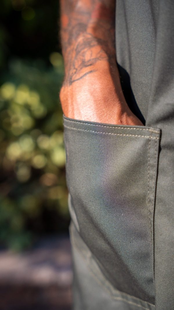 AB's Signature Series Apron - Olive - Image 4
