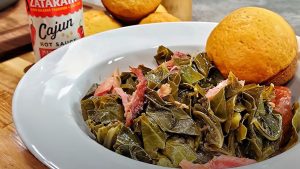 Southern Collard Greens with Smoked Turkey Legs