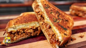 Barbecue Chicken Grilled Cheese Extravaganza
