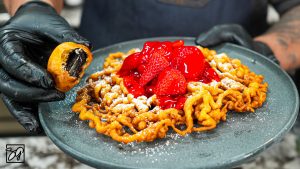 Homemade Funnel Cake and Deep Fried Oreos