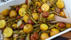 Sausage Green Bean and Potato Casserole Recipe