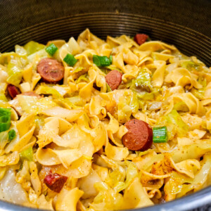 Cajun Cabbage and Pasta