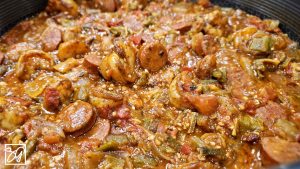 Smothered Okra with Shrimp: A Southern Delight