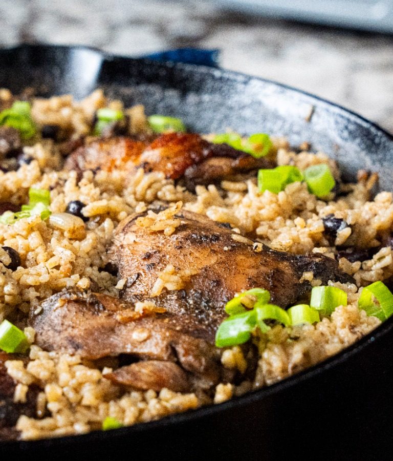 One-Pot Jerk Chicken and Rice