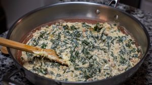 Collard Green Dip with Lemon Pepper Garlic Tortilla Chips: Southern Comfort in Every Bite