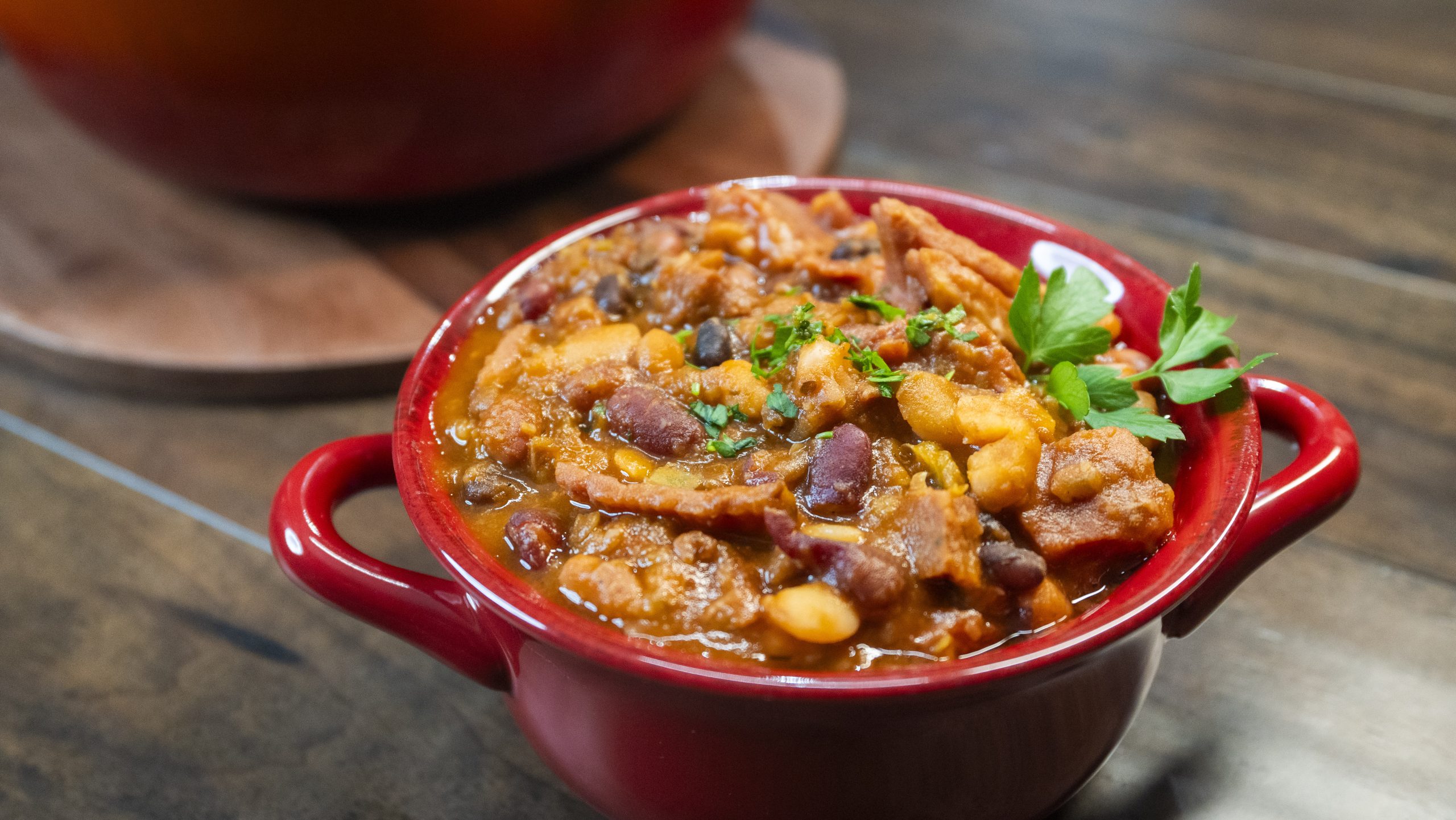 Cajun Ham and Sausage Bean Soup