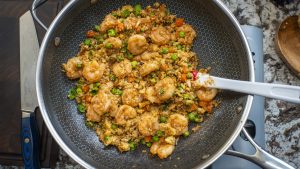 Cauliflower Fried Rice with Shrimp