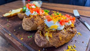 Taco Stuffed Baked Potatoes