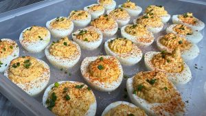 Heavenly Angel Eggs (Deviled Eggs with a Creamy Twist)