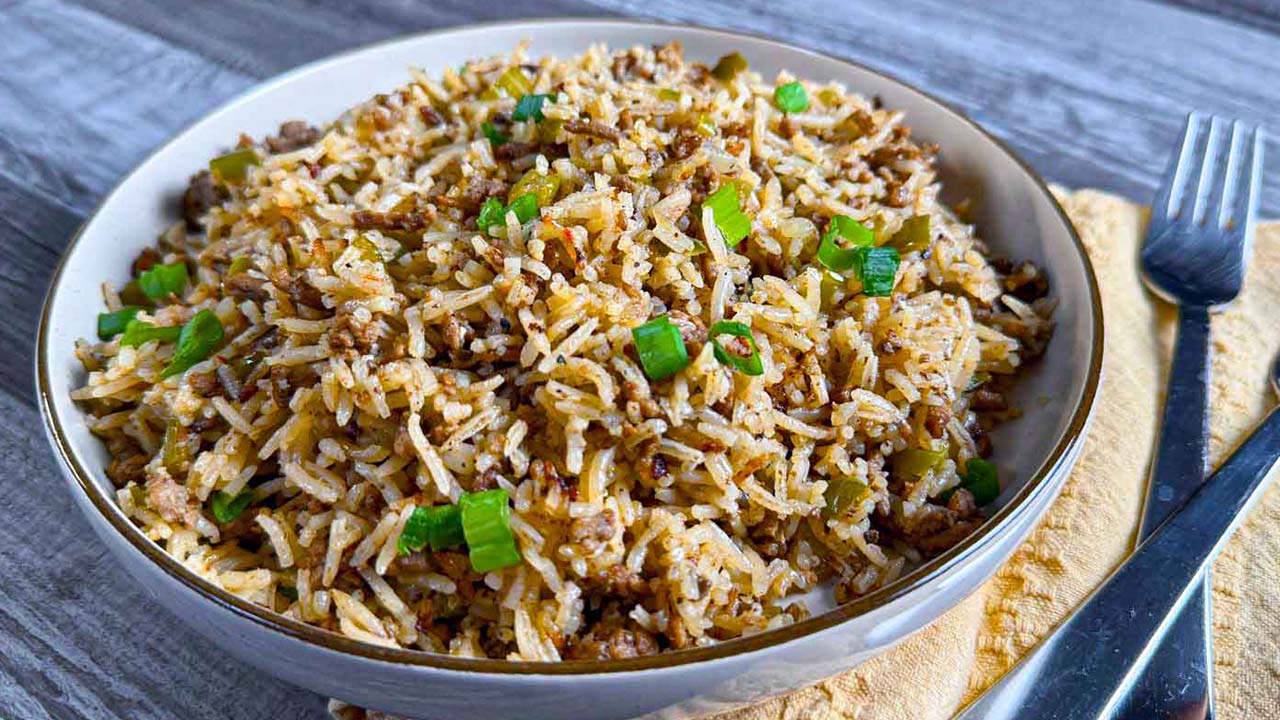 Deep Riced Rice Dirty Rice: A Southern Comfort Food Classic - Smokin' and Grillin' with AB