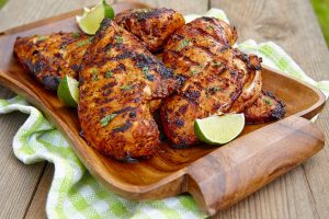 Grilled Chicken Breast (Grill & Cast Iron Skillet)