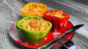 Seafood Stuffed Bell Peppers: A Rich and Flavorful Southern-Inspired Classic