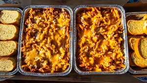Spaghetti with Meat & Andouille Sausage Sauce