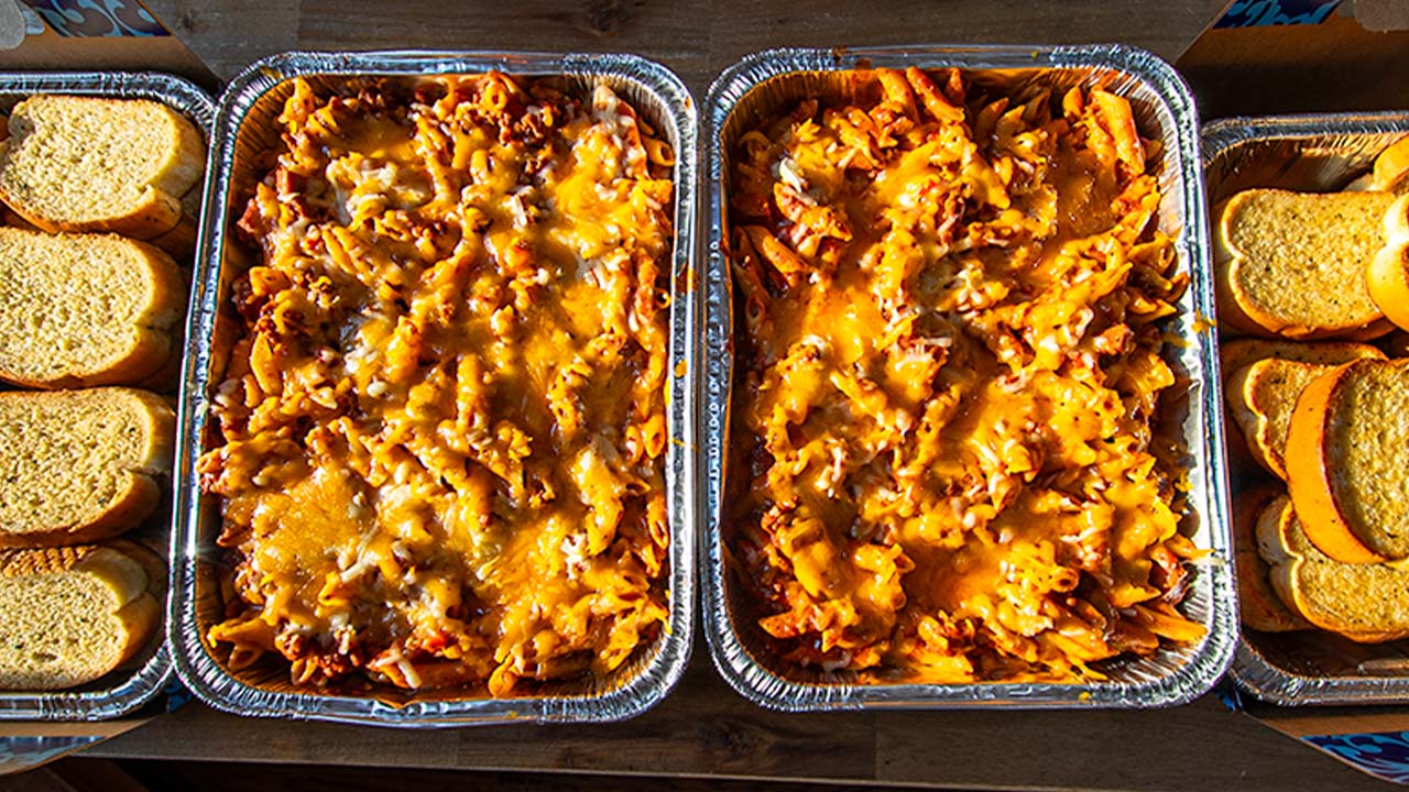 Spaghetti with Meat & Andouille Sausage Sauce
