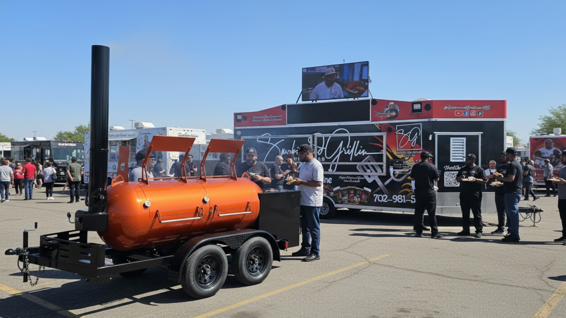 Trailer and smoker outing