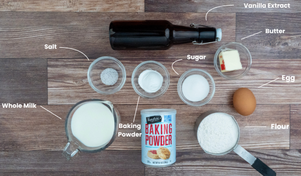 Hotcake ingredients